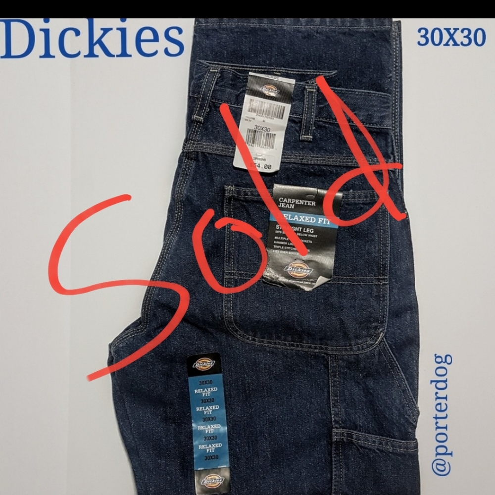 Dickies® Men's Relaxed Straight Fit Denim Jeans